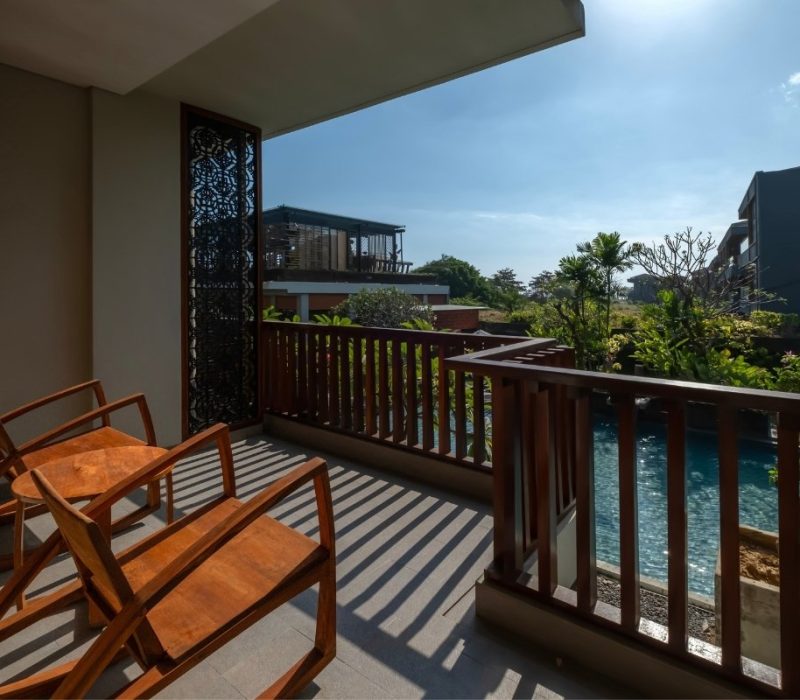 Private Balcony - Swarga Suites Bali Berawa, Marclan Collection
